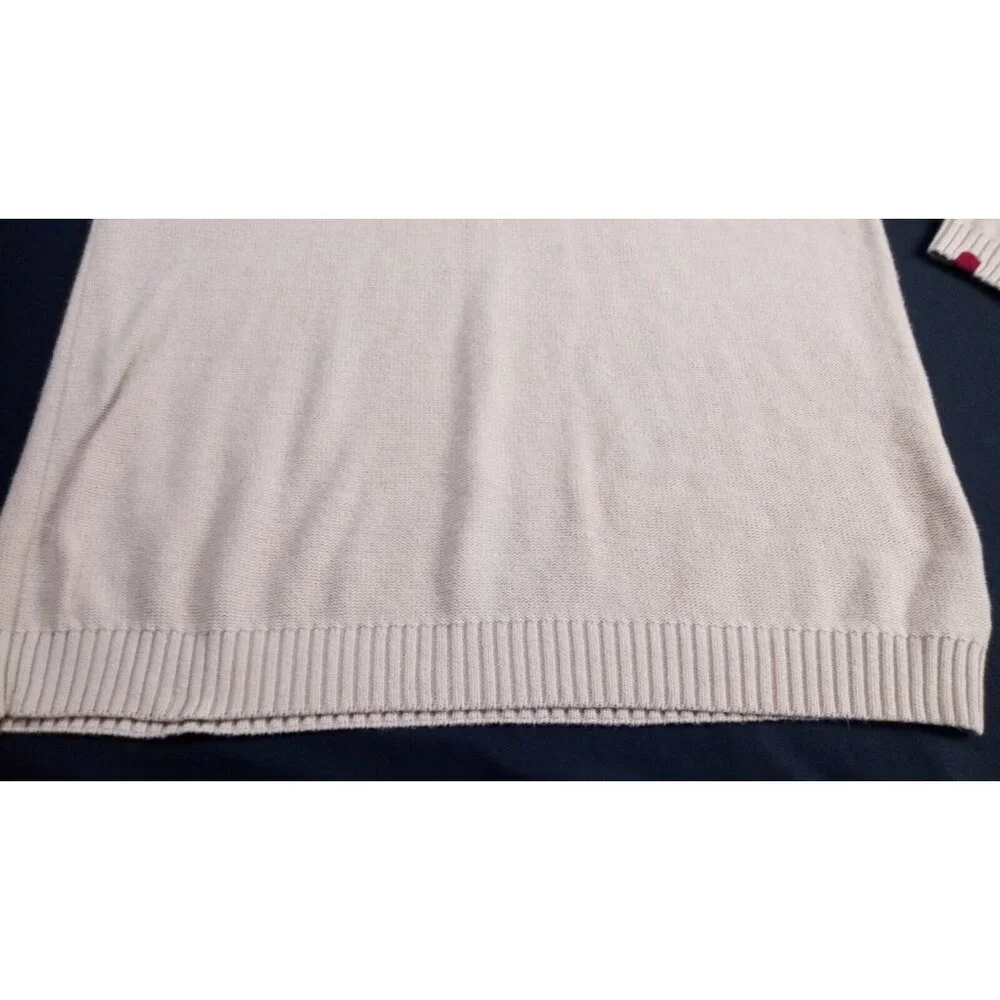 INDIGO RED Lux Industrial Linen Knit Sweater Shirt MEN XL Embroidered logo - Picture 2 of 12